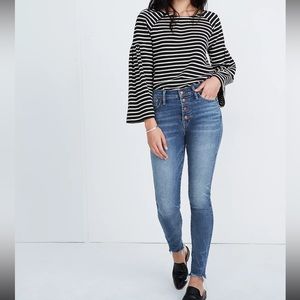 Madewell 10” High-Rise Skinny Jeans Size 27